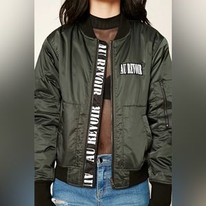 Graphic Bomber Jacket